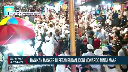 Doni Monardo Minta Maaf Karena Telah Bagikan Masker di Petamburan