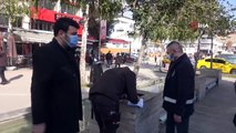 Bolu’da maske cezası kesilen vatandaşla polis arasında tartışma