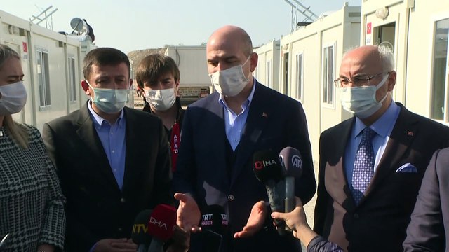 İZMİR - Soylu: '(Depremin ardından yürütülen çalışmalar) İzmir'de çok ciddi bir uyum var, buna ilişkin büyük memnuniyetimi ifade etmek isterim'