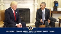 President Obama Meets With President-Elect Trump