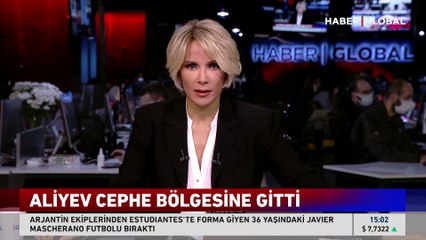 Скачать видео: İlham Aliyev, cephe bölgesine gitti, coşkuyla karşılandı! 'Karabağ' sloganları