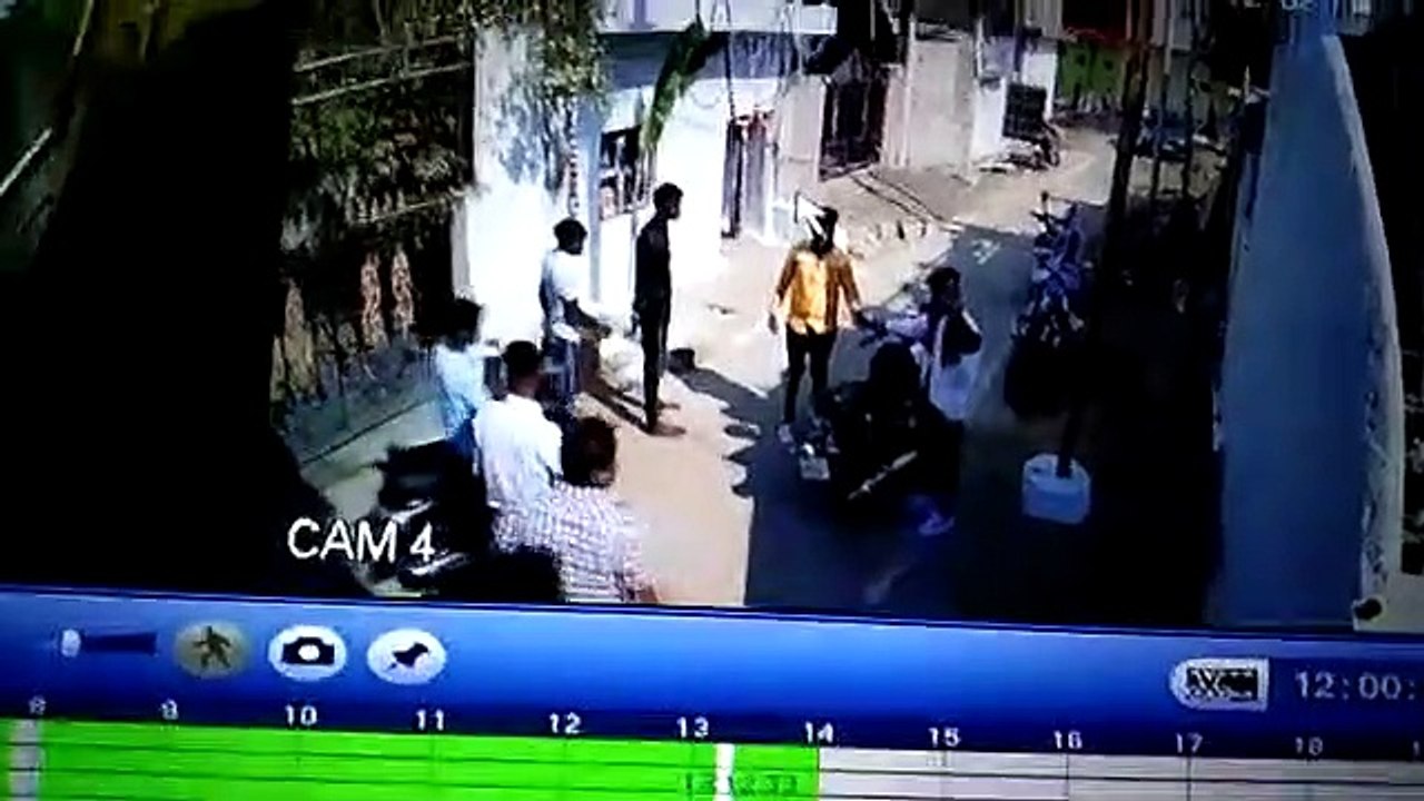 जान से मारने की धमकी वीडियो वायरल सीसीटीवी फुटेज