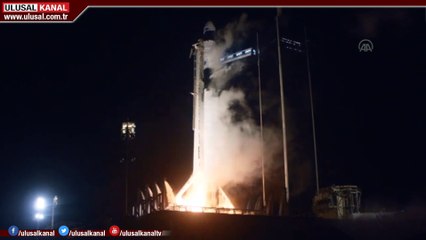 NASA, SpaceX'in 4 astronotunu uzaya yolladı