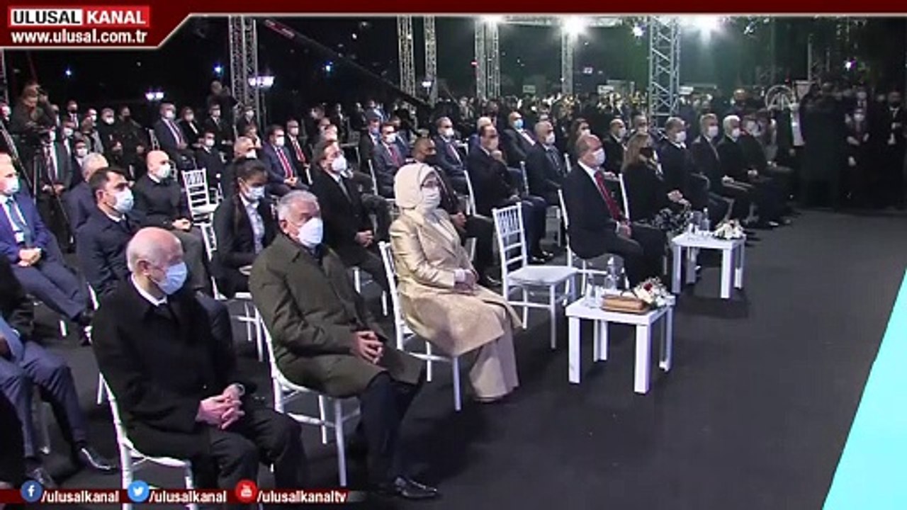 Cumhurbaşkanı Erdoğan: "Salgın döneminin en başından itibaren Kuzey Kıbrıs'taki kardeşlerimizin yardımına koştuk."