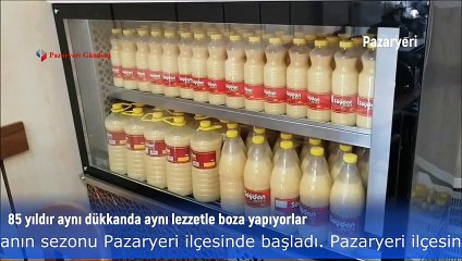 85 yıldır aynı dükkanda 4 kuşaktır aynı lezzetle boza yapıyorlar