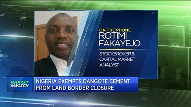 Nigeria exempts Dangote Cement from land border closure