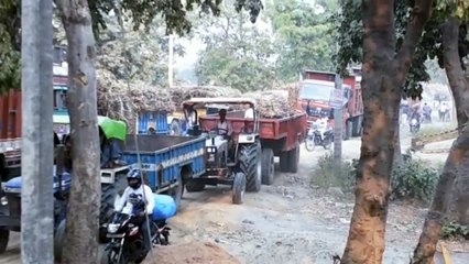 रुपापुर-पाली मार्ग पर कई घण्टों से लगा भीषण जाम