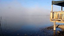 SİVAS - 'Kesin korunacak hassas alan' ilan edilen Hafik Gölü'nde sonbahar güzelliği
