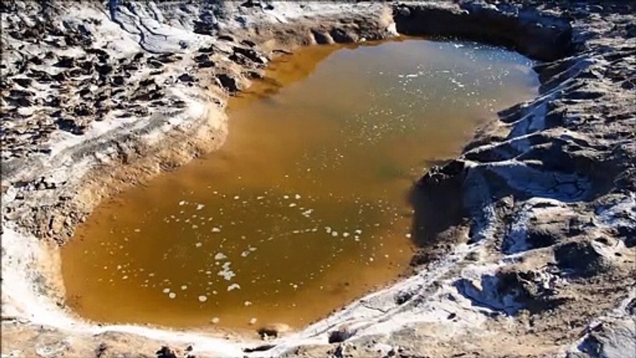 Salton Sea Mud Volcanos Volcanism Nature beautiful scene royalty Free  Stock no copyright background  video, creative common Free for commercial use, dron aerial view 4K- or full HD, in the world