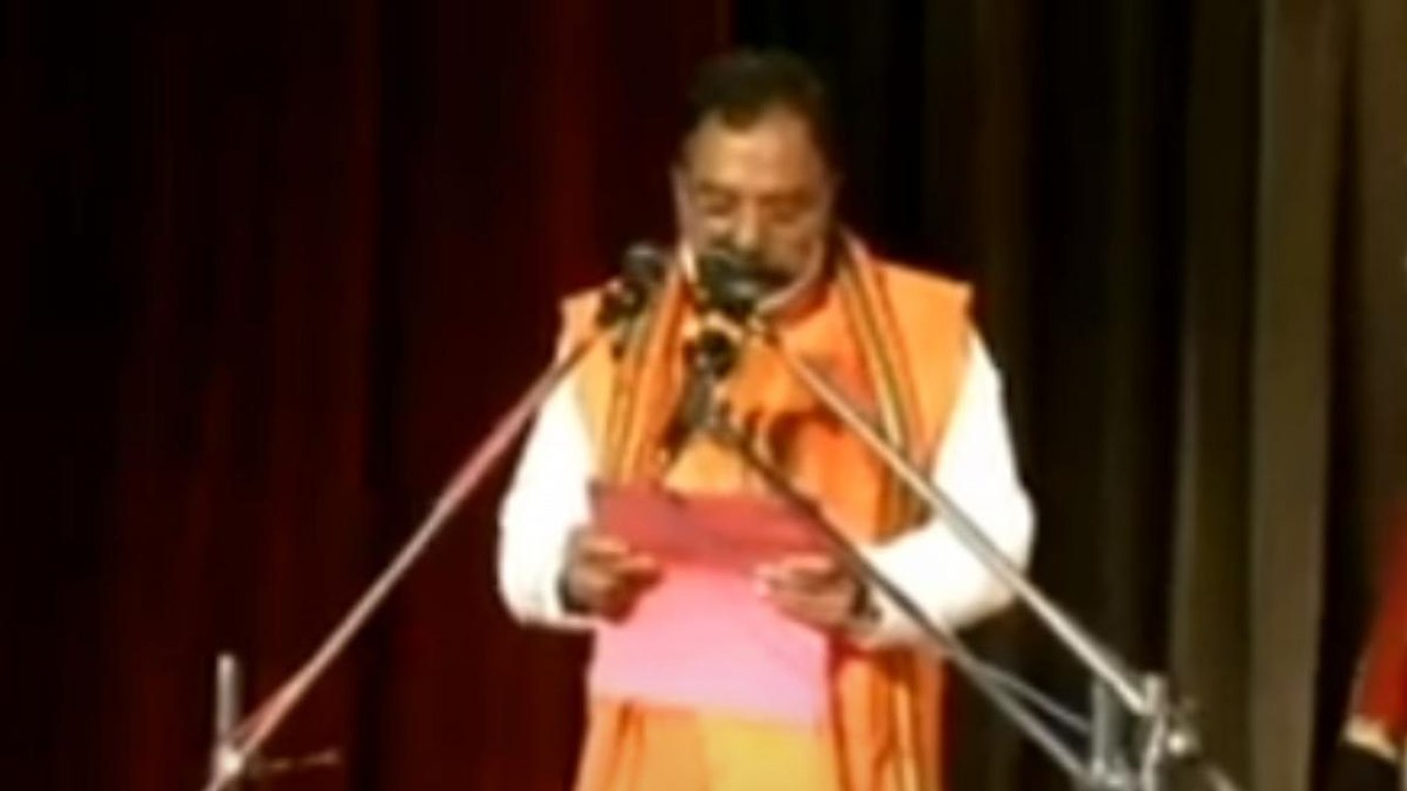 Bihar: Ram Prit Paswan take oath as cabinet minister