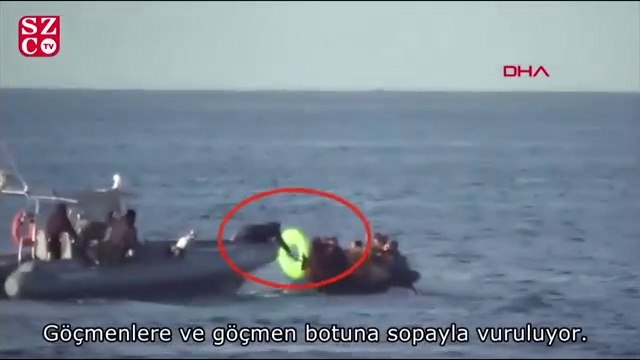 Yunan botlarının göçmenlere uyguladığı şiddet görüntüleri ortaya çıktı