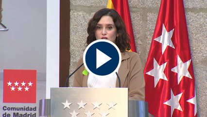Ayuso: "Estamos saliendo, pero no podemos relajarnos"