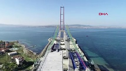 1915 Çanakkale Köprüsü'nde 'Kedi Yolu' yapımına başlandı