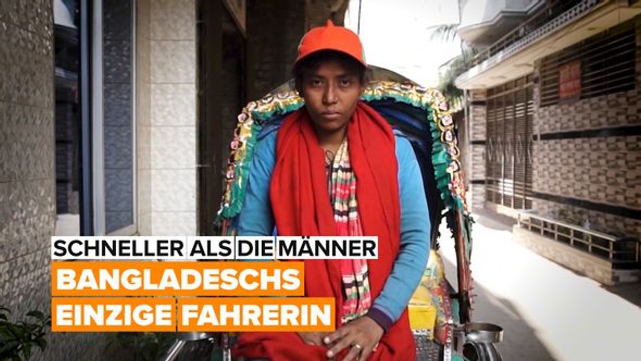 Schneller als die männer: bangladeschs einzige weibliche fahrerin