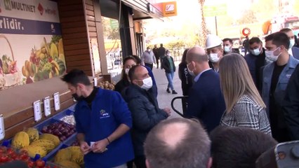 Bakan Soylu çadır kentte