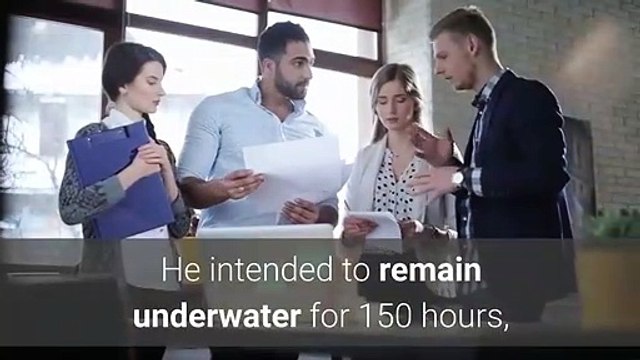 Egyptian diver spends 6 days under water in the Red Sea to break world