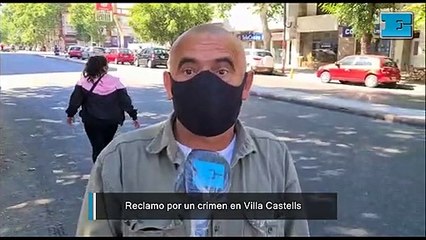 Otra movilización por el crimen de un vecino de Villa Castells