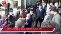 Ahmet Davutoğlu, Meral Akşener'i ziyaret etti