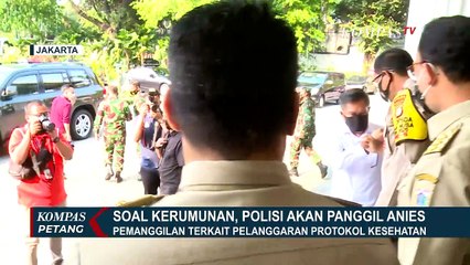 Polisi akan Panggil Anies Baswedan Terkait Pelanggaran Protokol Kesehatan