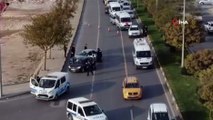 Gaziantep polisinden drone destekli asayiş uygulaması