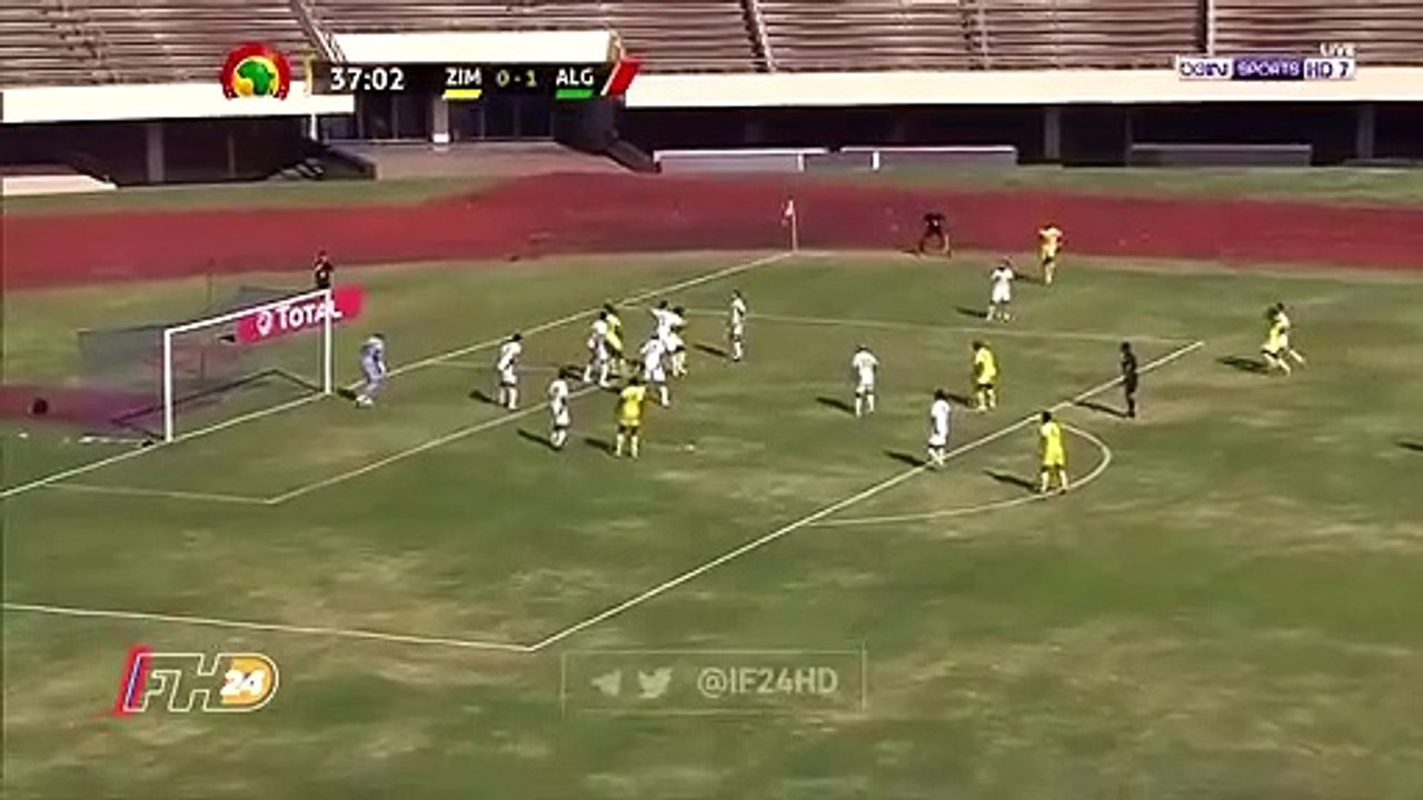 Zimbabwe - Algérie : But extraordinaire de Riyad Mahrez (0-2) !