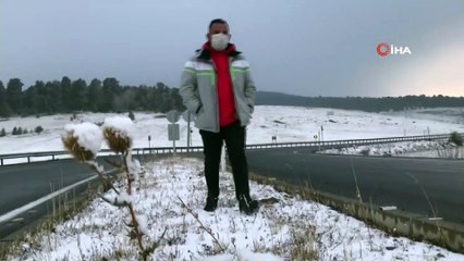 Sarıkamış’ta yoğun kar yağışı etkili oldu