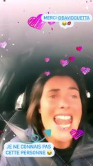 Alessandra Sublet en plein "pétage de plomb" dans sa voiture - Lundi 16 novembre 2020, Instagram