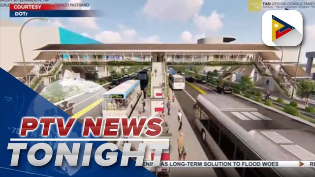 #PTVNewsTonight | DOTr: EDSA busway footbridge aims to ease burden of commuters