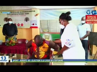 RTG/ Sport :  Élection de la ligue de karaté-do de l’estuaire