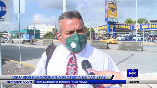Usuarios reaccionan a protesta de taxistas - Nex Noticias