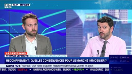 Thomas Lefebvre (MeilleursAgents) : Reconfinement, quelles conséquences pour le marché immobilier ? - 16/11