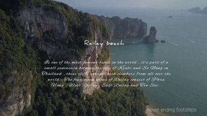 -Railay Beach - is one of the  famous beach in the world