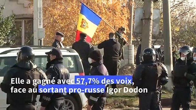 Moldavie: la pro-européenne Maia Sandu remporte la présidentielle