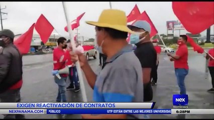 Exigen contratos de reactivación - Nex Noticias