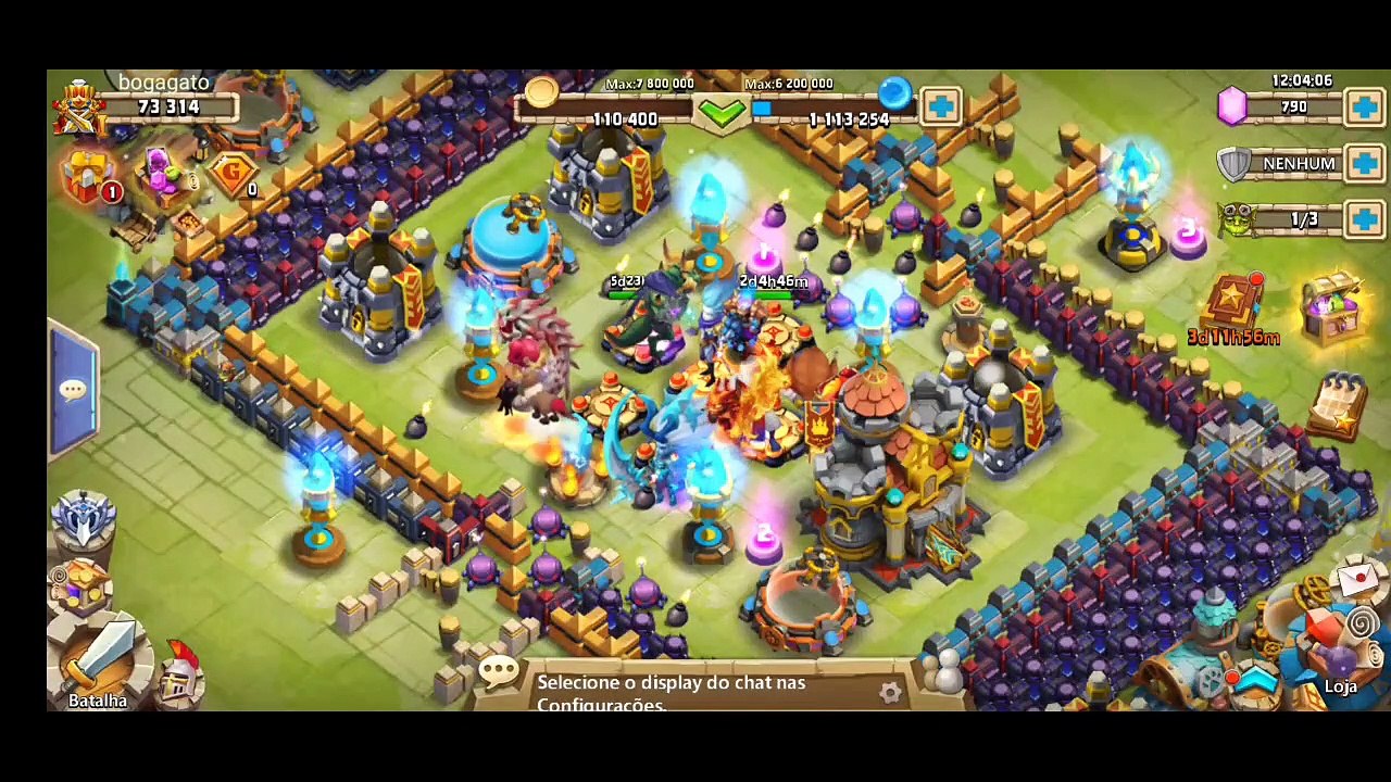 Abrindo varios baus e cards , catle clash: batalha de guildas