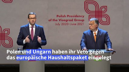 Ungarn und Polen blockieren EU-Haushaltspaket