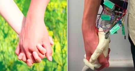 Japon : ce robot a été conçu pour vous faire oublier la solitude en vous tenant la main