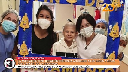 La Asociación Civil Creación continua ayudando a los niños y niñas con cáncer  de la provincia