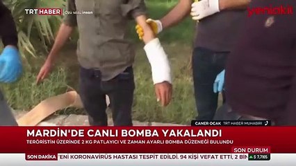 Bombalı eylem hazırlığındaki Suriye uyruklu bir terörist yakalandı