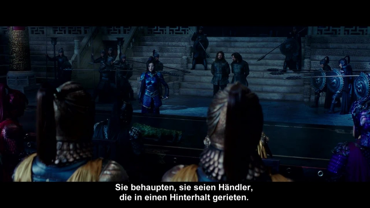 The Great Wall - Clip Um unser Geheimnis zu schÃ¼tzen, mÃ¼ssen wir sie tÃ¶ten (Deutsch) HD