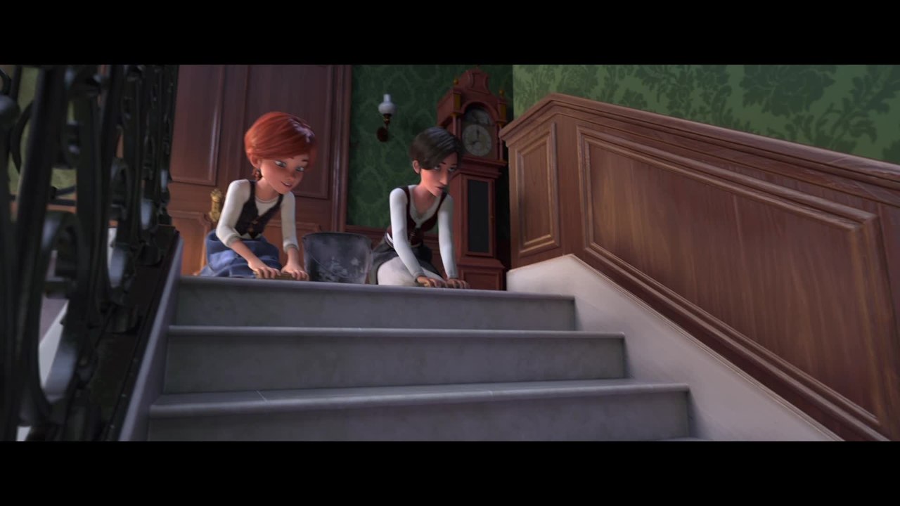 Ballerina - Clip 04 Odette und Felicie putzen die Treppe (Deutsch) HD