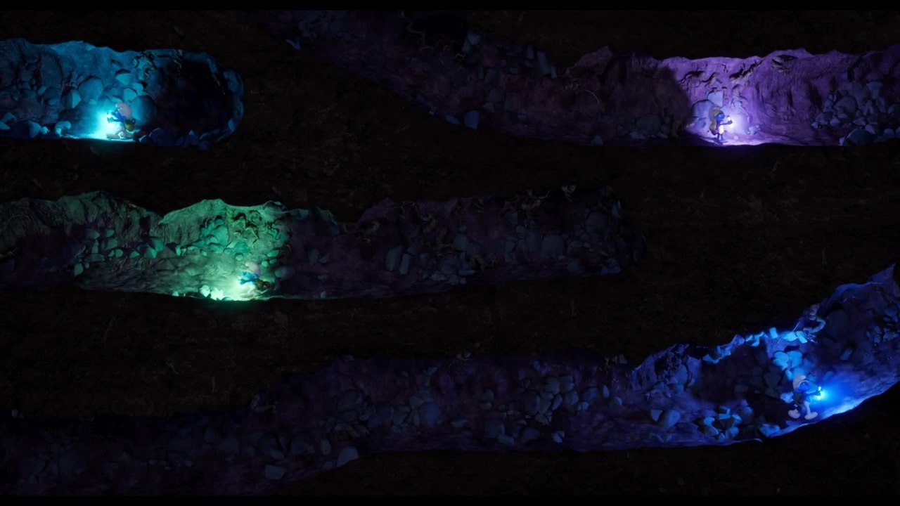 Die SchlÃ¼mpfe 3 Das verlorenen Dorf - Clip In den HÃ¶hlen (Deutsch) HD