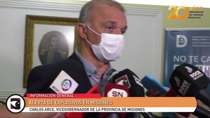 Alerta de explosivos en Misiones