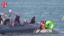 Ege Denizi'nde göçmenlere zulüm kayıt altına alındı, Türk gemisi Yunan askerini uyardı