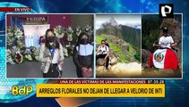 Inti Sotelo: ciudadanía colma de arreglos florales velatorio en el Rímac