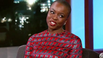 Black Panther - Danai Gurira at JImmy Kimmel (English) HD