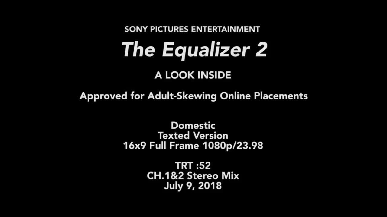 The Equalizer 2 - Featurette 'A Look Inside' (English) HD