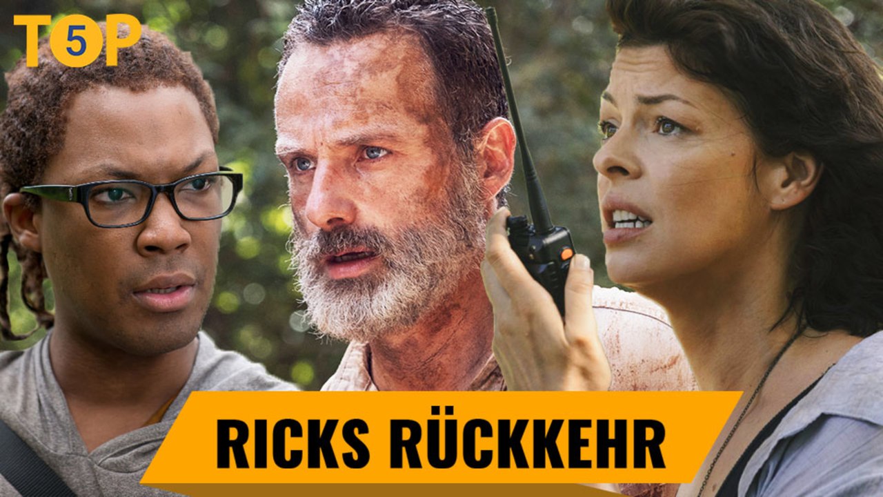 The Walking Dead: Rick Grimes bekommt eine Trilogie und die Whisperers stellen sich Negan | Top 5