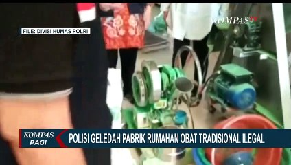 Geledah Pabrik Rumahan Obat Tradisional Ilegal di Klaten, Pemiliknya Seorang Analis Farmasi