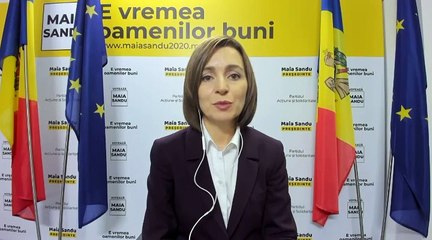 Moldavie : la présidente élue Maia Sandu veut redorer les institutions